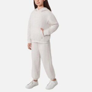 Mondetta Youth Girl's 2-Pack Fleece Set  Light Gray L(14-16)